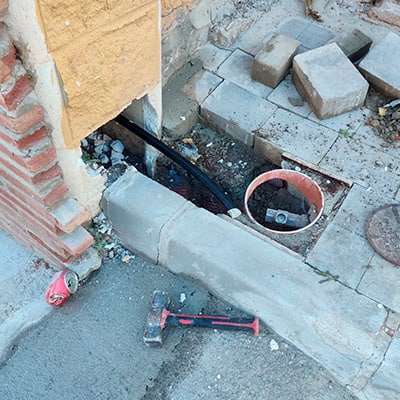 Nueva acometida de agua de vivienda