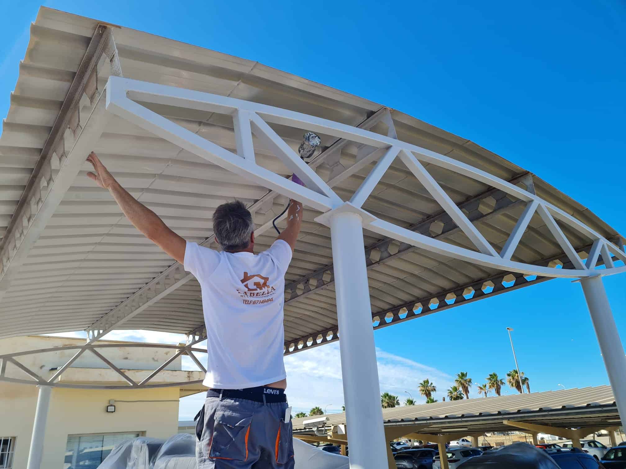 Trabajos de reparación y mantenimiento en el Aeropuerto de Málaga