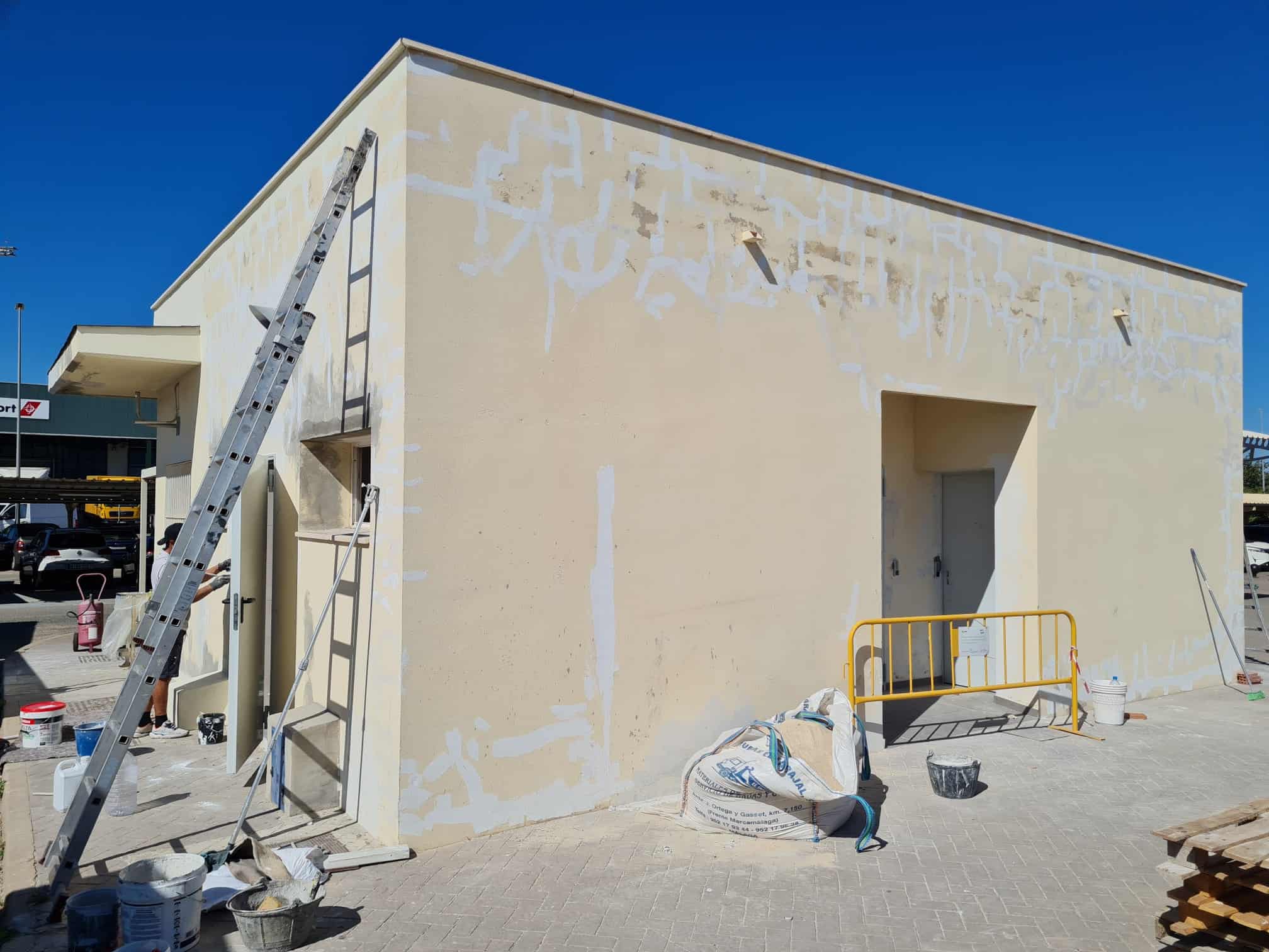 Trabajos de reparación y mantenimiento en el Aeropuerto de Málaga