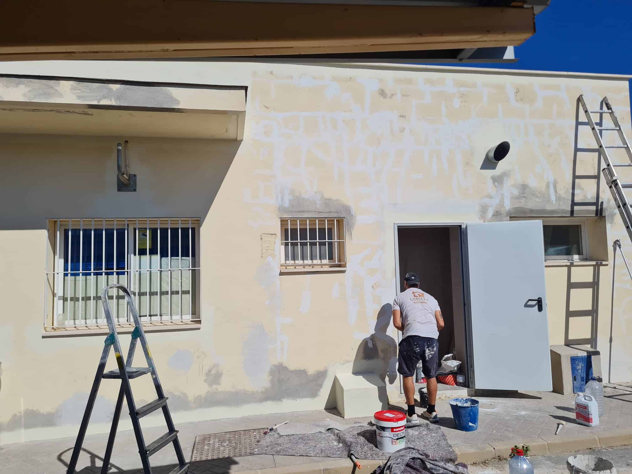 Trabajos de reparación y mantenimiento en el Aeropuerto de Málaga