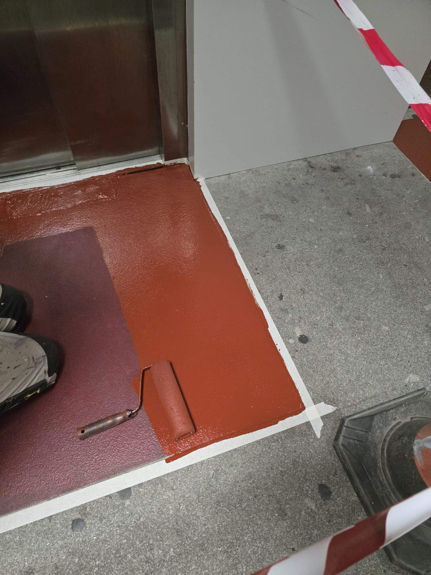 Trabajos de reparación y mantenimiento en el Aeropuerto de Málaga